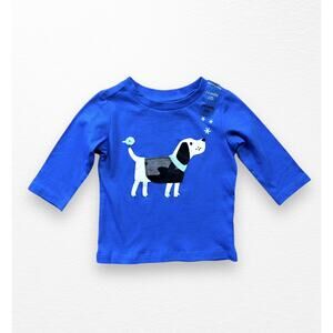 NEW First Impressions Snow Puppy Shirt, 3-6 Months